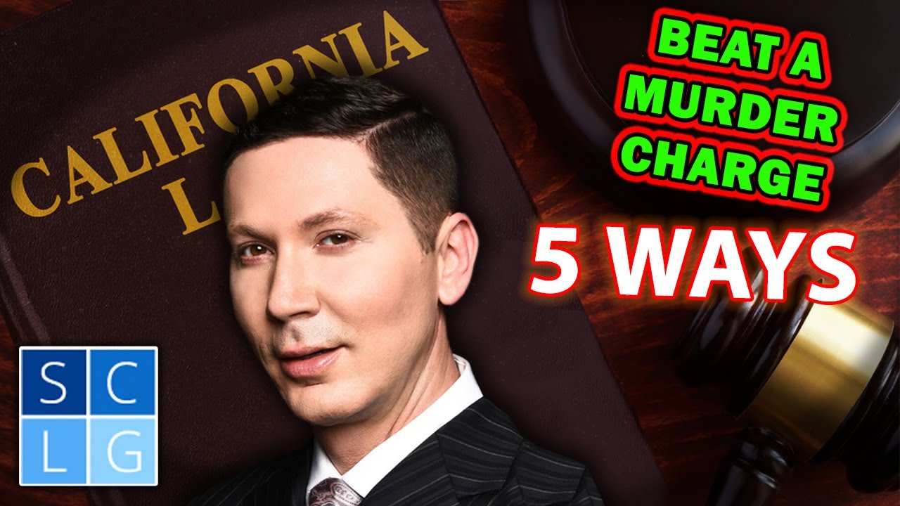 Former L.A. District Attorney -- "Top 5 ways to beat a murder charge