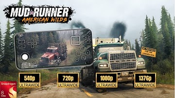 MudRunner on Snapdragon 8 Elite: Can it CRUSH IT?! OnePlus 13 Ultrawide Torture Test! 🚛