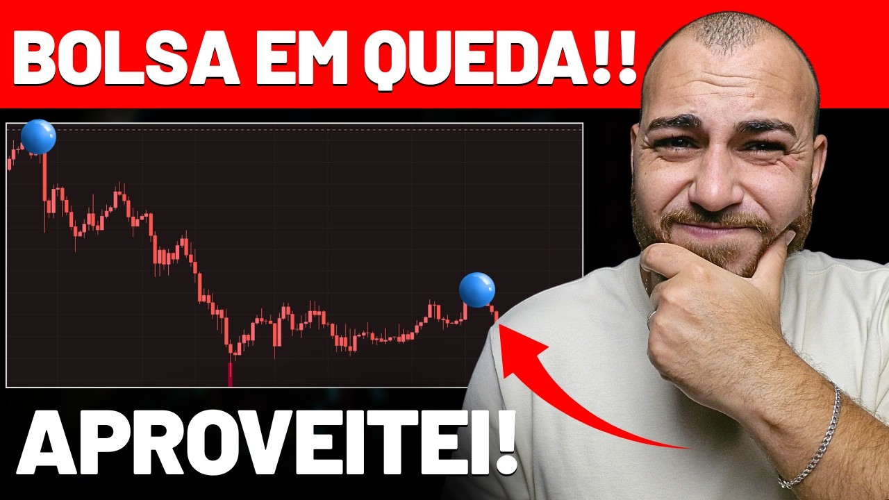 BOLSA EM QUEDA, AÇÕES DESPECANDO! APROVEITEI E VOCÊ TAMBÉM DEVERIA! COMPREI PRA PARAR DE TRABALHAR!