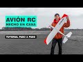 Avión entrenador RC hecho en casa | Cómo hacer un avión RC paso a paso - tutorial completo