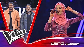 Anzul Haniya | Chanchala Dase (චංචල දෑසේ) | Blind Auditions | The Voice Sri Lanka