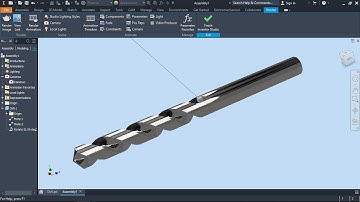 Drill Inventor Vẽ Và Mô PHỏng Chuyển Động Mũi Khoan trên Inventor ASSEMPLY SIMULATION
