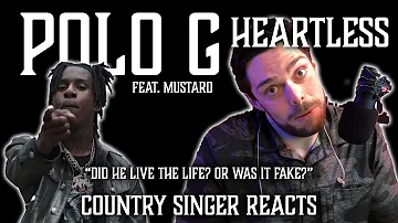 Country Singer Reacts To Polo G Heartless ft Mustard
