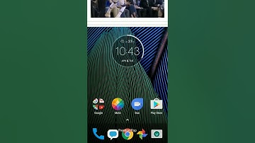Moto G5 Plus: Time & Weather Widget Overview