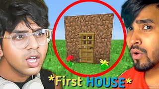 I Visited YOUTUBER&#39;S First MINECRAFT HOUSE