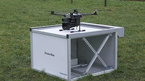 DroneCatcher launched from Drone-Box