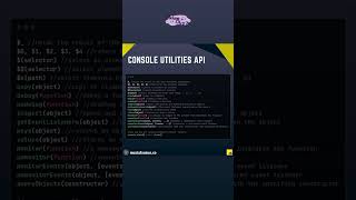 Javascript, Chrome Console Utilities API #javascript