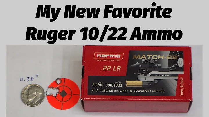 Norma Match 22 LR Ammo - My New Favorite
