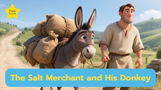 The Salt Merchant and His Donkey – A Lesson in Honesty | Aesop’s Fable