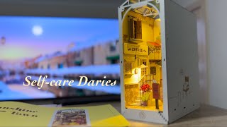 Robotime Rolife Sunshine Town Book Nook| DIY Miniature House| Rolife Book Nook Collection| Self care