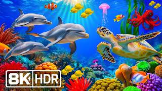 Rare Deep Sea Ocean Creatures in 8K HDR | Dive Into The Mesmerizing Underwater Creature