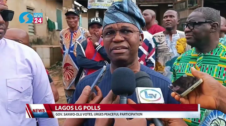 Lagos LG Election: Gov. Sanwo-Olu Votes, Urges Peaceful Participation