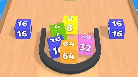 Grab & Merge: 2048 3D merge game All Levels 2-18 Gameplay Android iOS Part 1