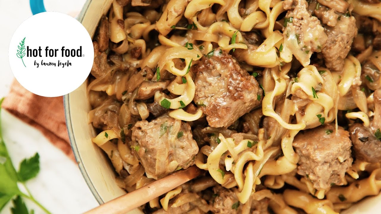 One Pot Impossible Stroganoff (Easy Weeknight Meal)   hot for food
