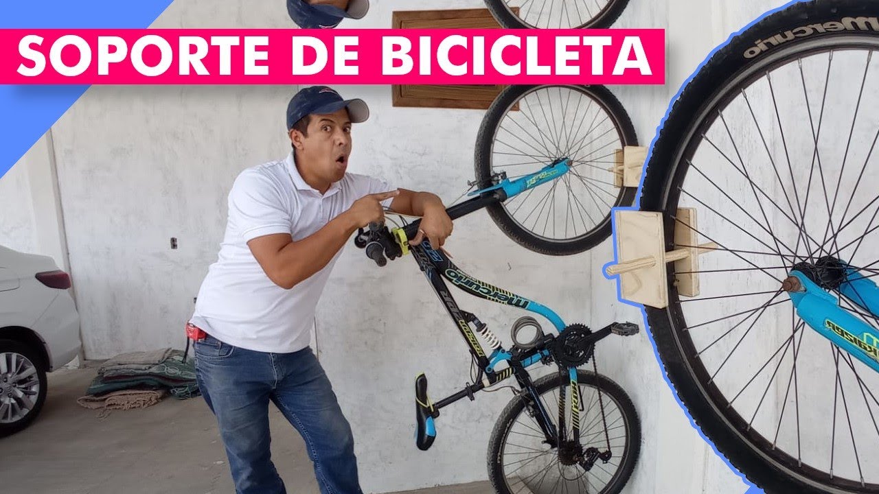 SOPORTE DE SUELO DE MADERA PARA BICICLETA DE MONTAÑA / GINESSOT 