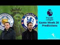 My Premier League Predictions Week 22 - YouTube