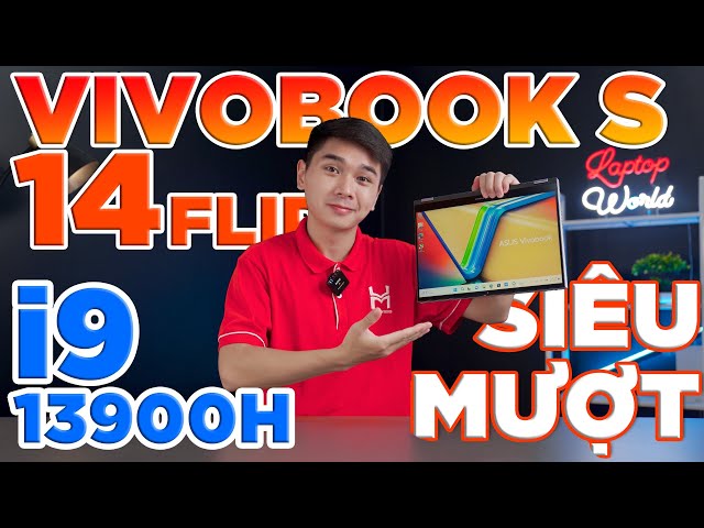 [REVIEW] Asus Vivobook S 14 Flip (2023) - Laptop Xoay gập i9 13900H SIÊU MƯỢT | LaptopWorld