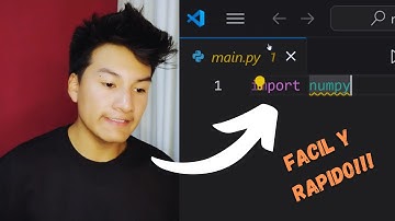 COMO INSTALAR NUMPY FÁCIL Y RAPIDO | PYTHON