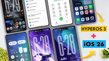 HYPEROS 3 + iOS 26 INSTALL IN ANY XIAOMI REDMI POCO PHONE + LIQUID GLASS MAKEOVER ✨ LOVED IT 😍