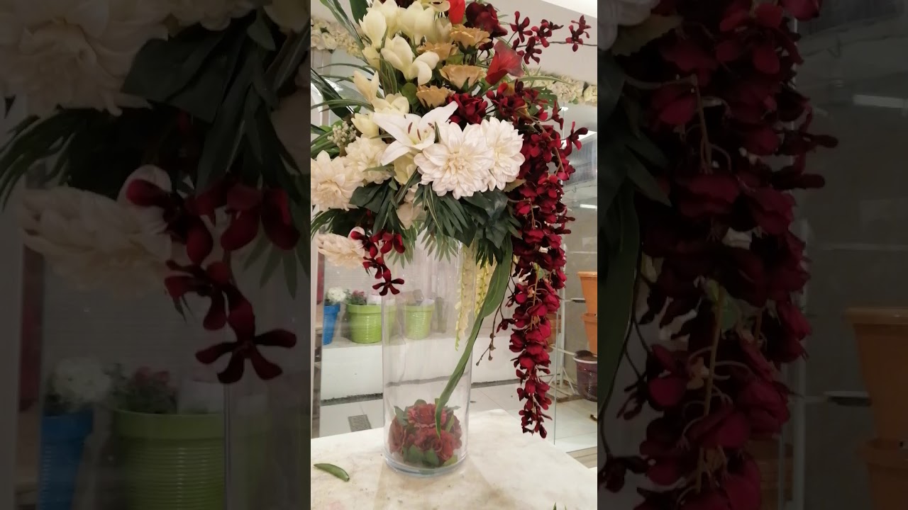Arrangement // plastic flower arrangement YouTube