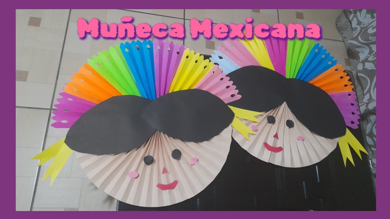 ROSETA.Como Hacer Una Muñeca 🎎 MEXICANA De Papel. - YouTube