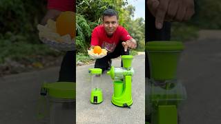 Hand Juicer Machine vs Electric Blender Machine Unboxing &amp; Orange Juice🥤