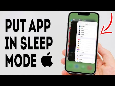How To Put Some App In Sleep Mode On iPhone Full Guide