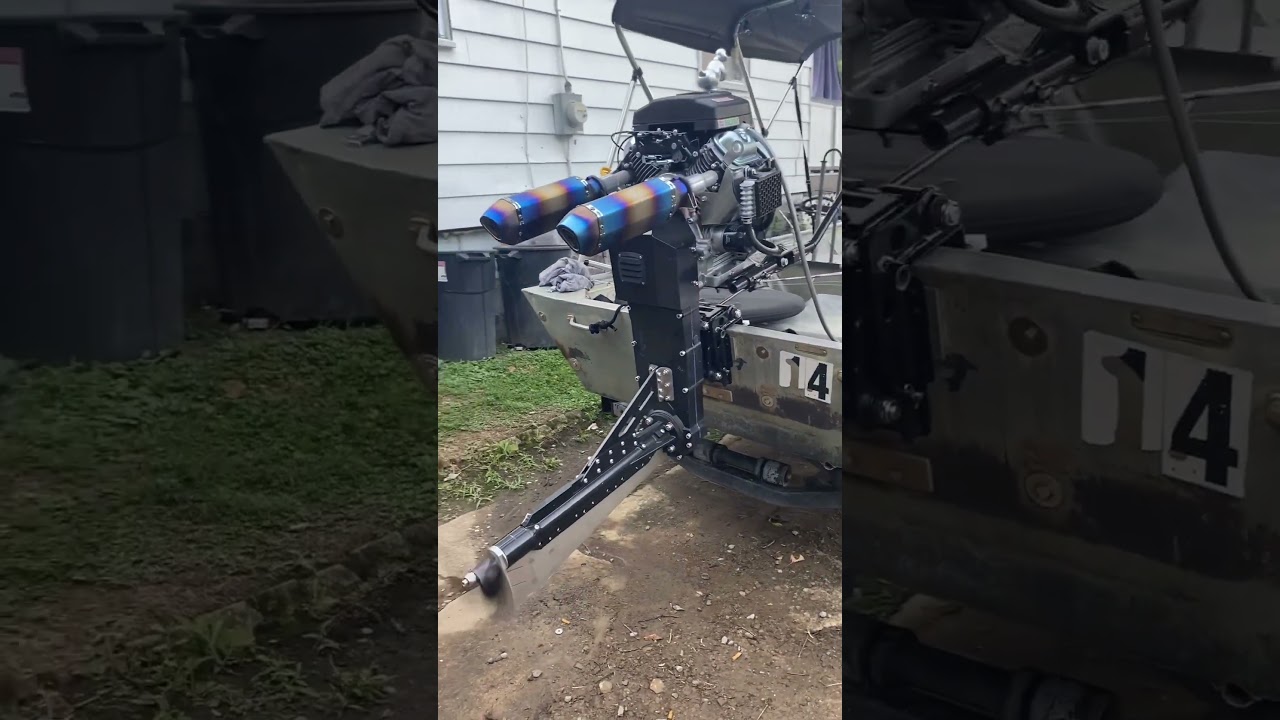 Predator 670 surface drive exhaust