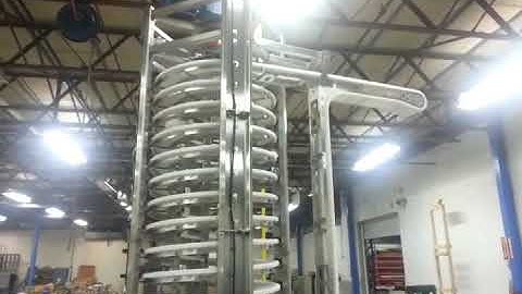 SpanTech OutRunner Spiral Conveyor 250 Feet per Minute | ProPac.com