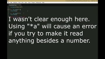 Lua Tutorial 17: The IO Library