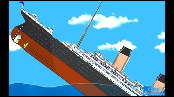 Sinking the ship R.M.S Olympic in Floating Sandbox simulator