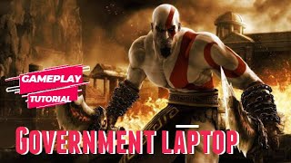 God of war 1 Government laptop gameplay lenovo e41-15 (4gb ram) amd r4 graphics
