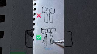 How to draw a ribbon looks realistic #drawing #art #sketch #howtodraw #tutorial