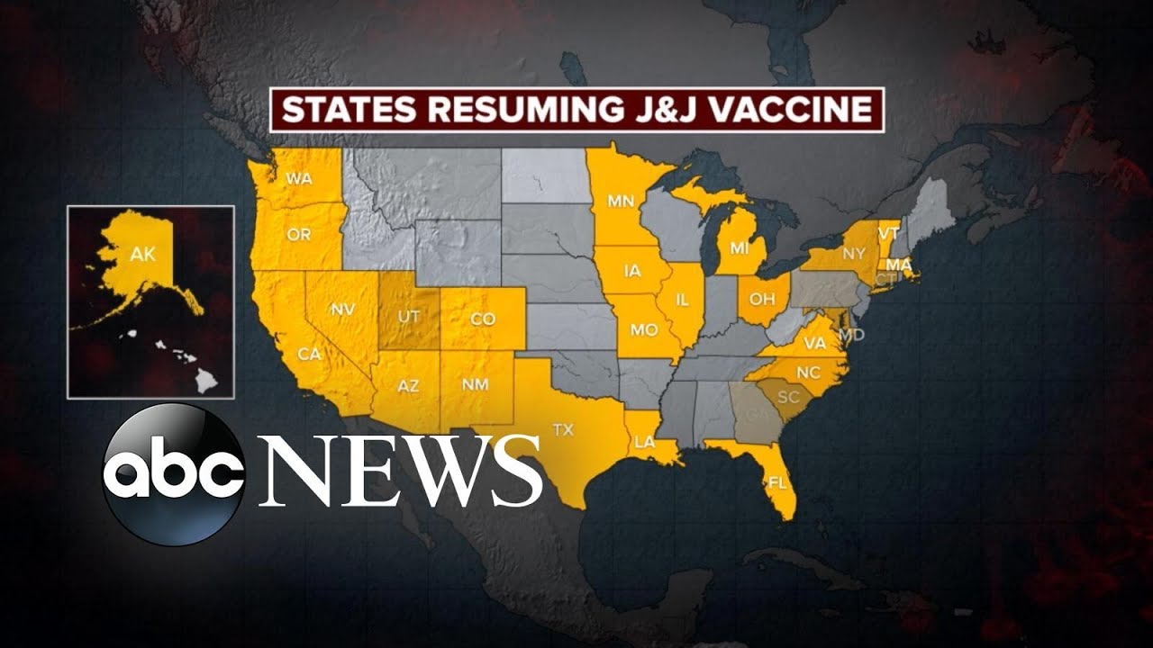 ABC News Live Update: 32 states resume rollout of Johnson & Johnson vaccine