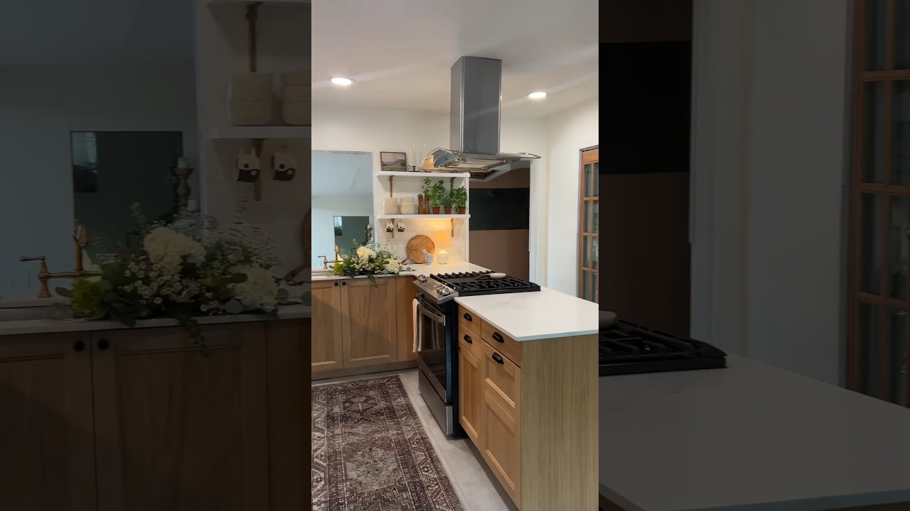 DIY Kitchen Remodel Reveal #diy #diykitchen #kitchenremodel #renovation #homeimprovement #ikea
