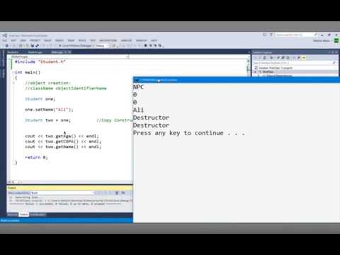 14. OOP - Separating interface from implementation (.h and .cpp files ...