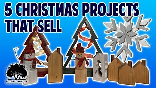 5 Woodworking Projects That You Can sell This Christmas