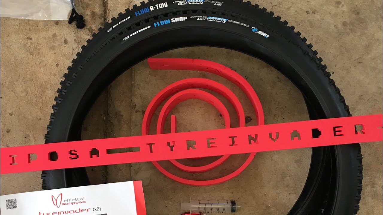 Vee Flow Snap, Flow R2, Effeto Mariposa Tyre Invader, and KOM Sealant ...