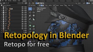Retopology in Blender