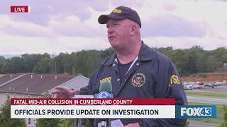 Full Briefing: NTSB officials give update on Wednesday's fatal mid-air collision in Carlisle