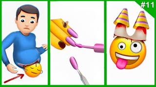 New Compilation creepy emoji 11 | horror story  #procreate #emoji #creepyemojis