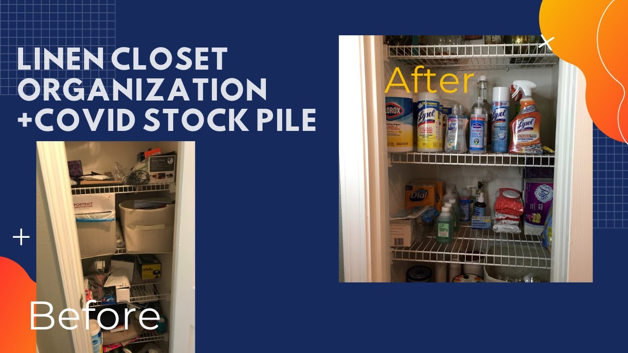Linen Closet Organization YouTube
