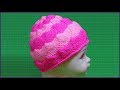 Красивая шапка спицами. Пэчворк спицами. Knitting cap with patchwork.