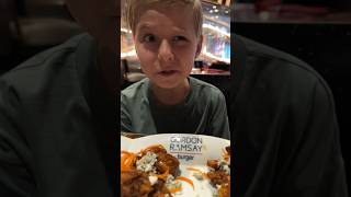 Gordon Ramsay Burger Restaurant Chicken Wings Review #shorts #short