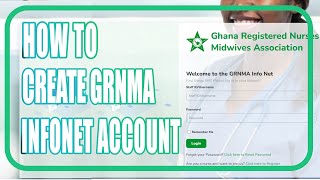 How to Create GRNMA INFONET Username and Password to Update Your Salary Points - Kombian Simon