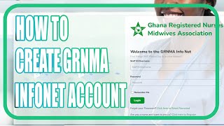 How to Create 'GRNMA INFONET' Username and Password to Update Your Salary Points - Kombian Simon