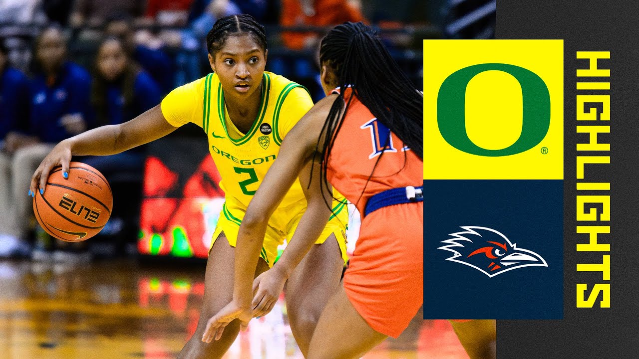 Oregon Women S Basketball Vs Utsa Game Highlights 2023 Youtube