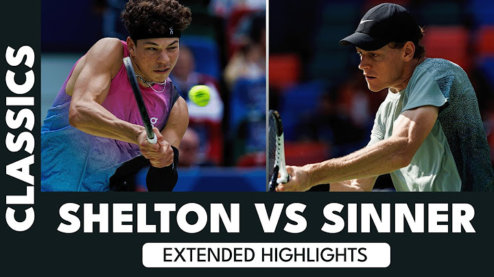 Jannik Sinner vs Ben Shelton High-Quality Match! | Shanghai 2024 Extended Highlights