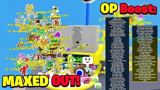 He MAXED Out The Sticker Stacker And Got These CRAZY Buffs... (Bee Swarm Simulator)
