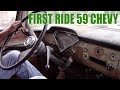 59 chevy Apache first drive